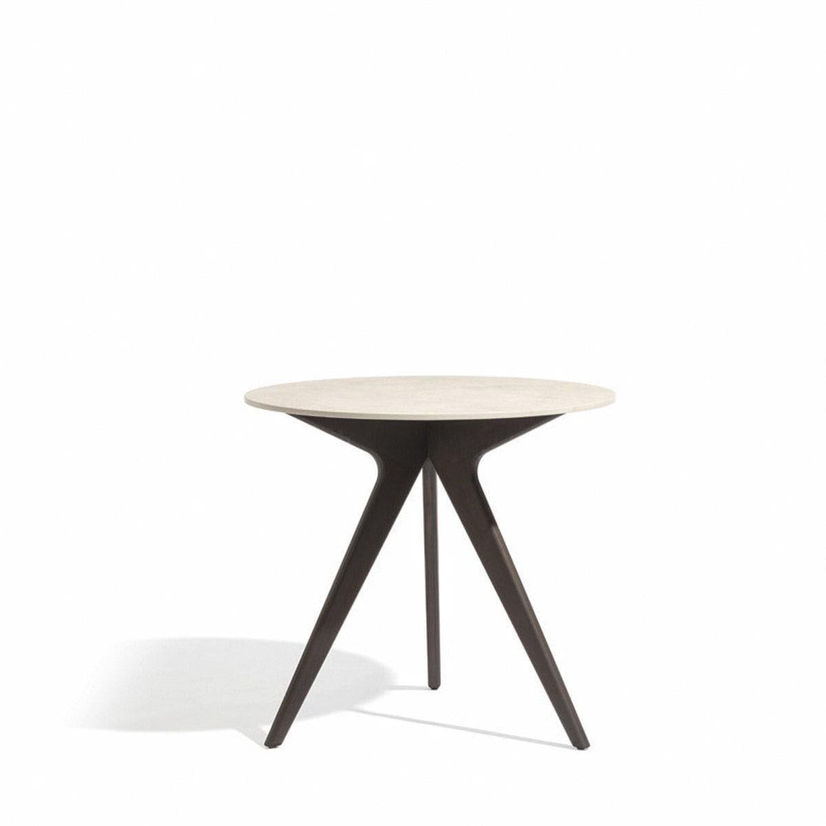 Esstisch TORSA - Teak Nero Ø80cm | Manutti | Homestorys