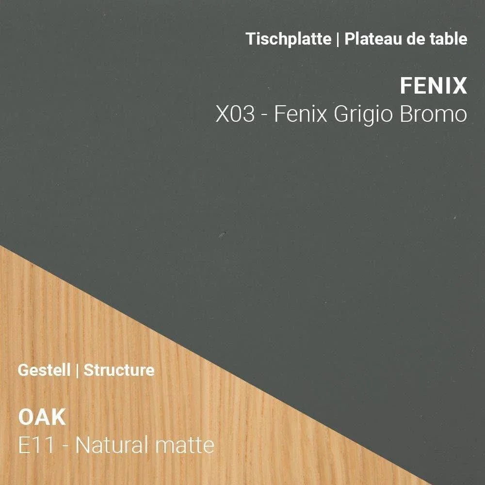 Mobitec - Arbeitstisch TRAVA T1611 - Fenix & Eiche - T1611-X03-E11-100/200 | Homestorys