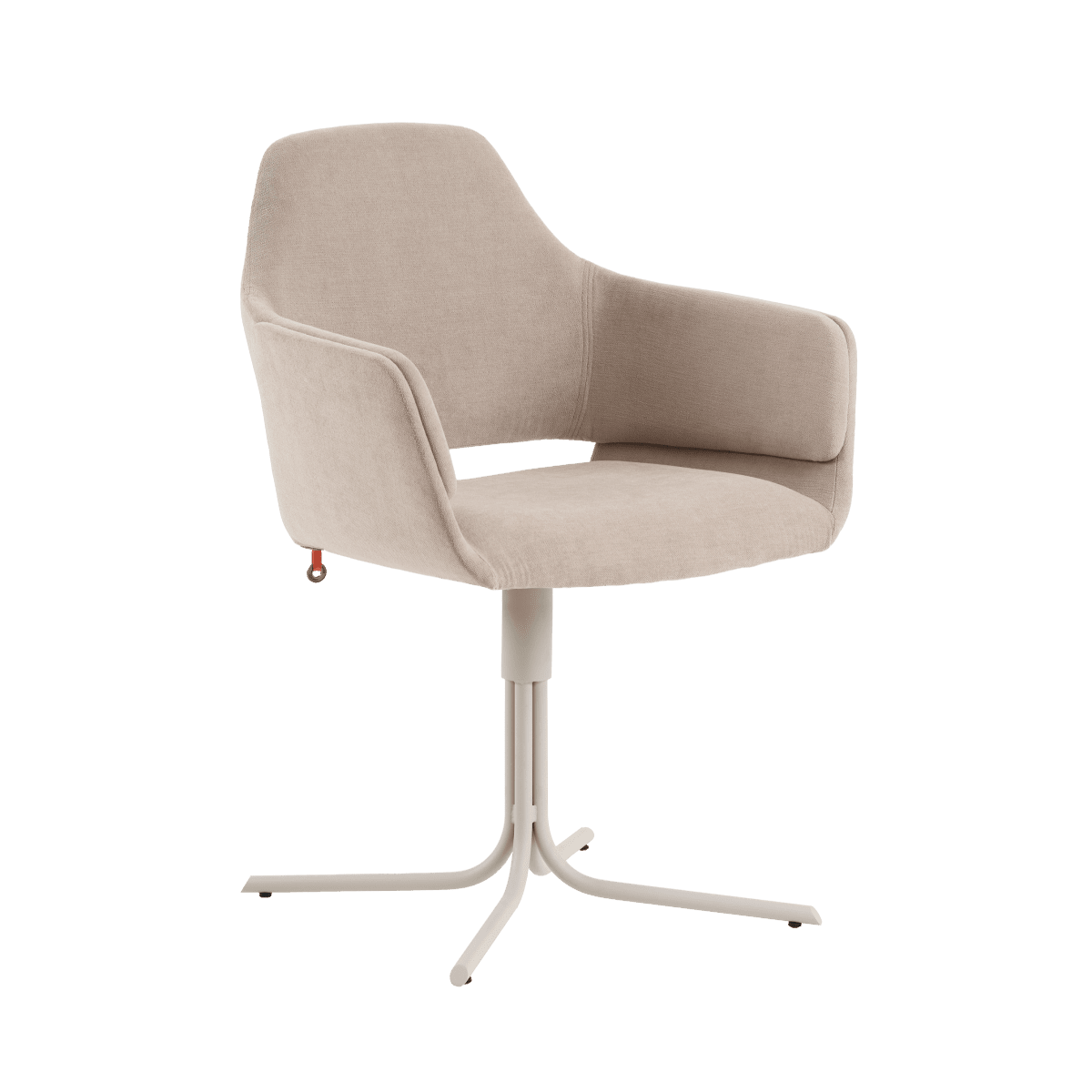 Mobitec - Drehbarer Armlehnstuhl LOTUS C0812 - LOTUSC0812-PM28-UNI-CL2-A01 | Homestorys