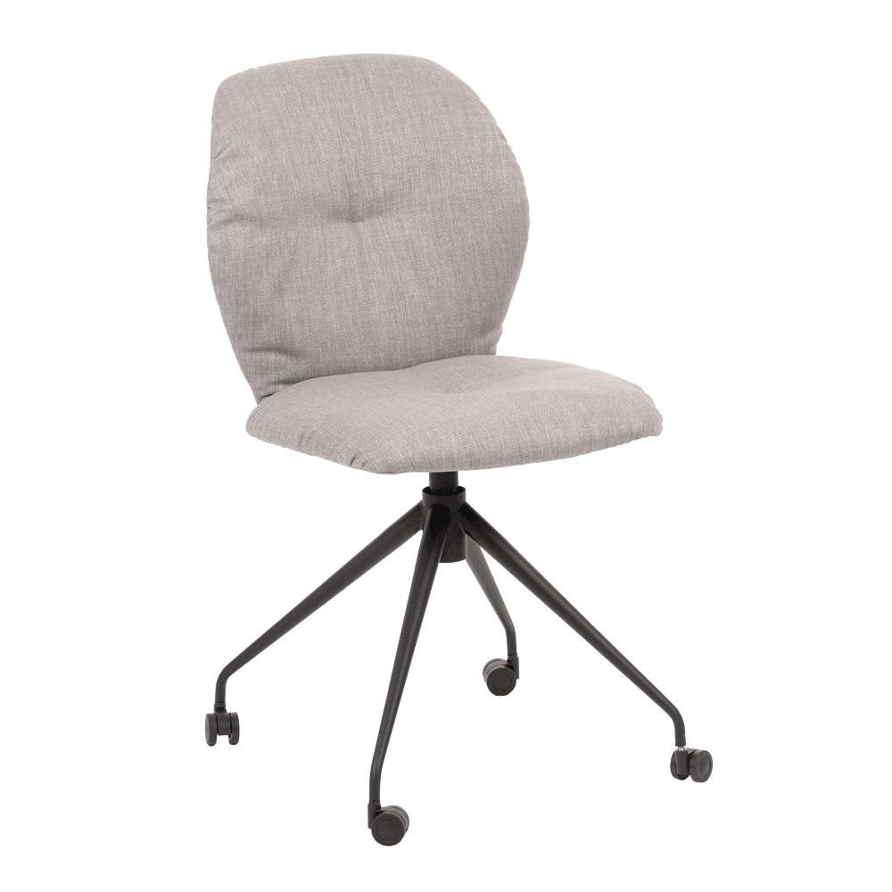 Bürostuhl MOOD 90 M1310 – Schrägsicht auf die minimalistische Schale mit dezentem Sitzkomfort