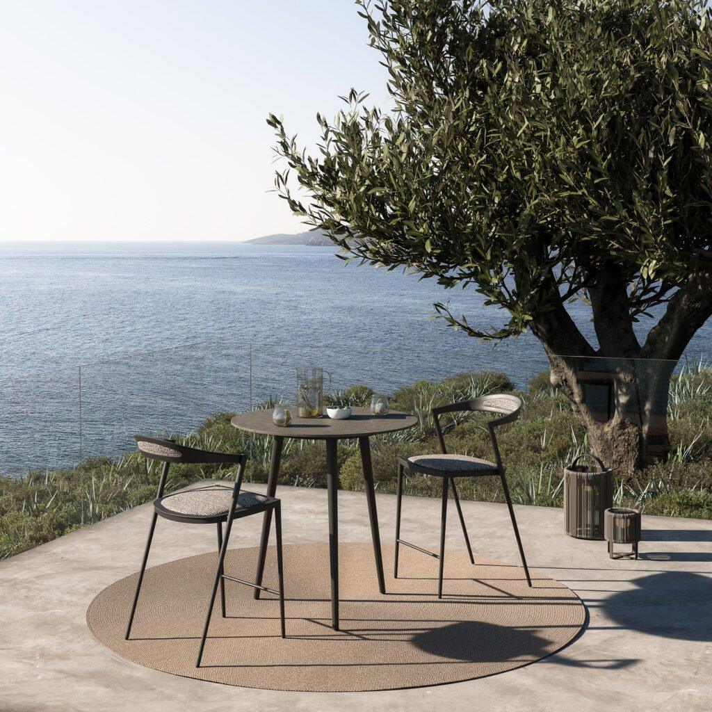 Royal Botania - Stuhl STYLETTO 55 Kieselstein - STY 55 PB | Homestorys