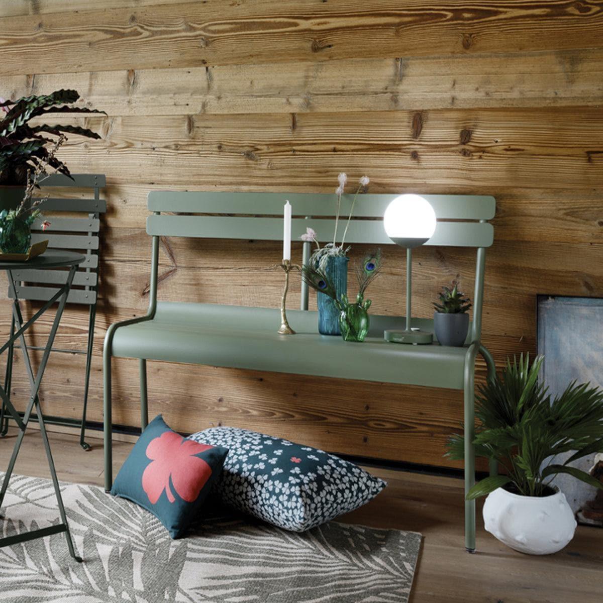 Sitzbank LUXEMBOURG mit Rückenlehne | Fermob | Homestorys