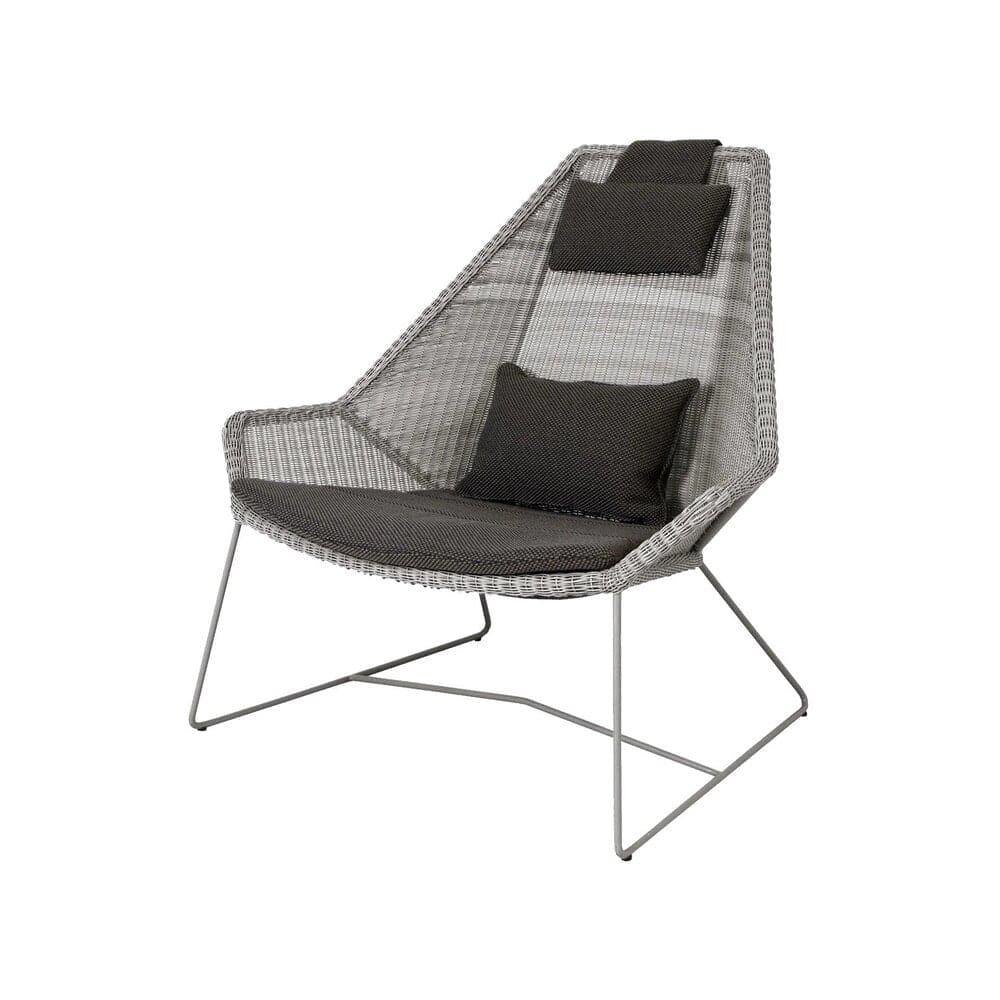 High-back armchair BREEZE