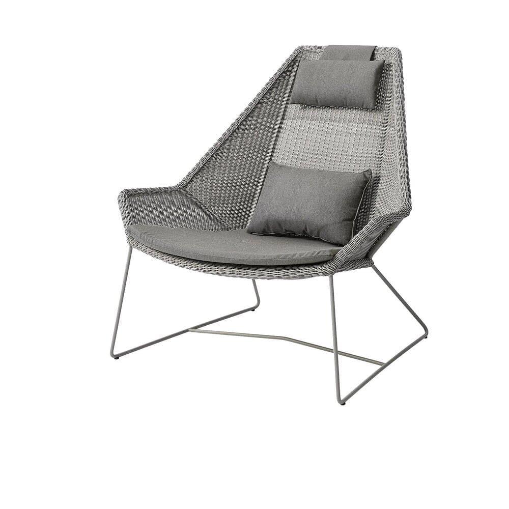 High-back armchair BREEZE