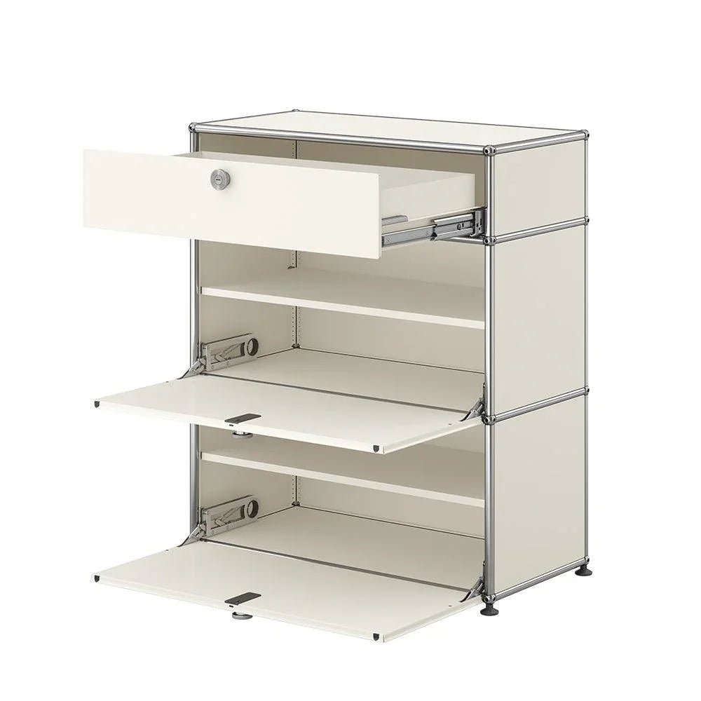 USM Haller - Kommode M25 - QS M25 Graphitschwarz | Homestorys