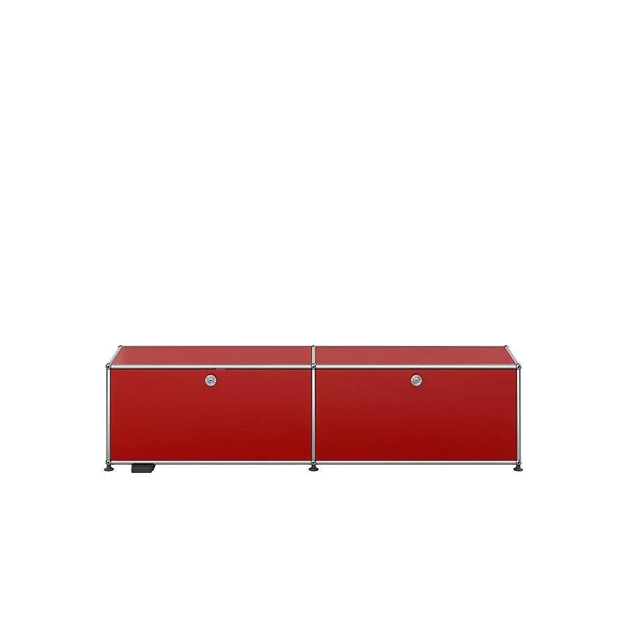 USM Haller - Lowboard M59 - QS M59 USM Rubinrot | Homestorys