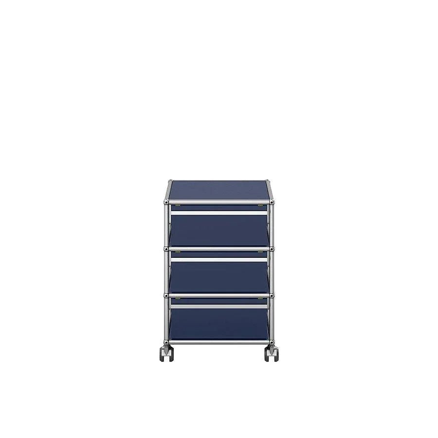 USM Haller - Rollcontainer M26 - QS M26 Stahlblau | Homestorys