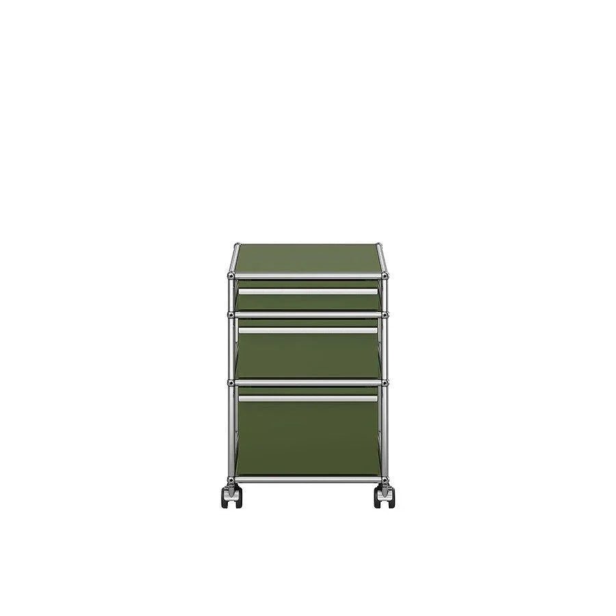 USM Haller - Rollcontainer M63 - QS M63 Olivgrün | Homestorys