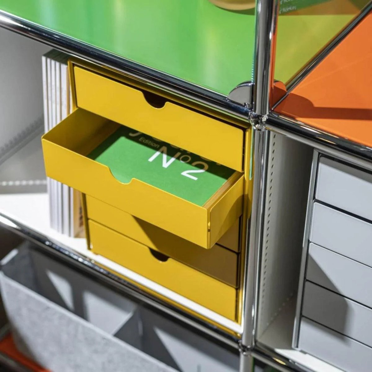 USM Haller - Schubladenkasten Inos K1 - QS K1 Reinweiß | Homestorys