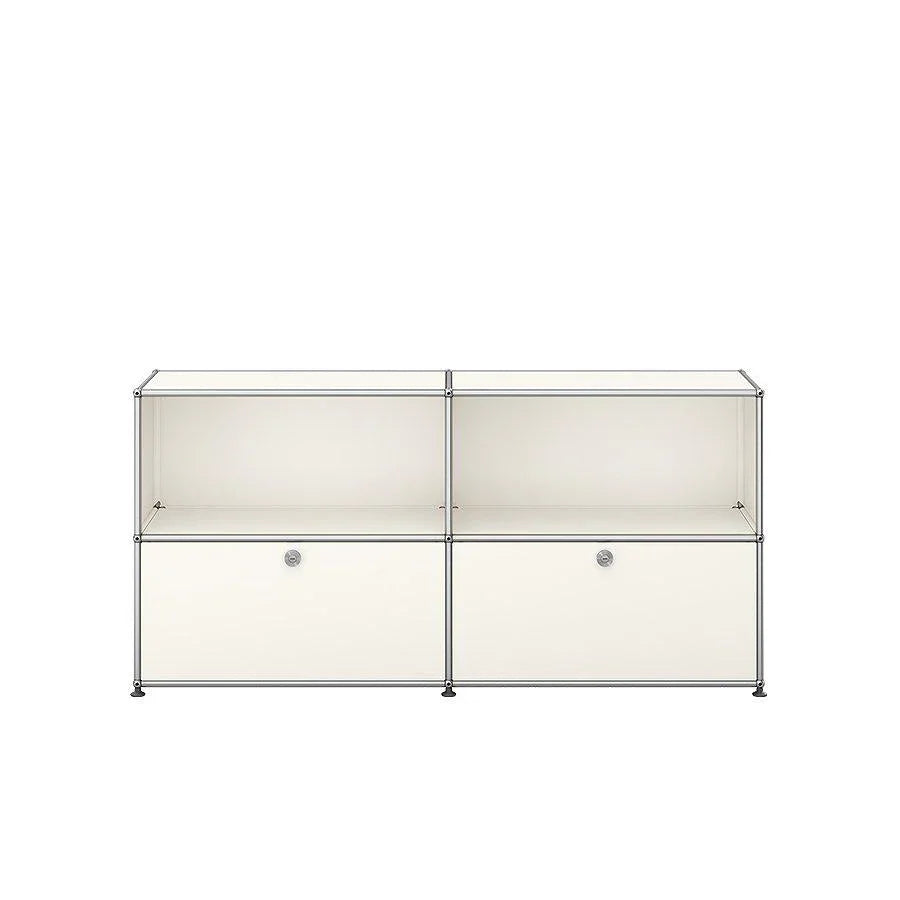 USM Haller Sideboard C2 in strahlendem Reinweiß – klarer Look für minimalistische Interieurs mit architektonischer Präzision