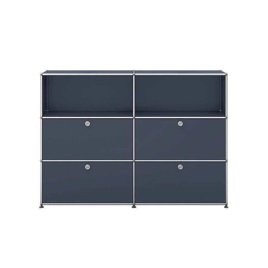Sideboard M64 von USM Haller in Anthrazitgrau – markante Optik mit urbanem Charakter für Designliebhaber