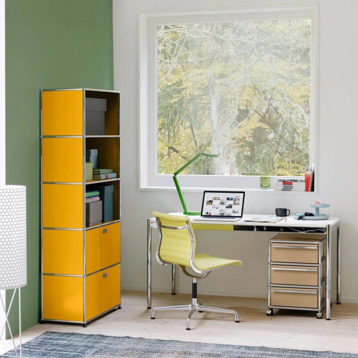 USM Haller - Tisch T59 - QS T59 Kunstharz Perlgrau | Homestorys