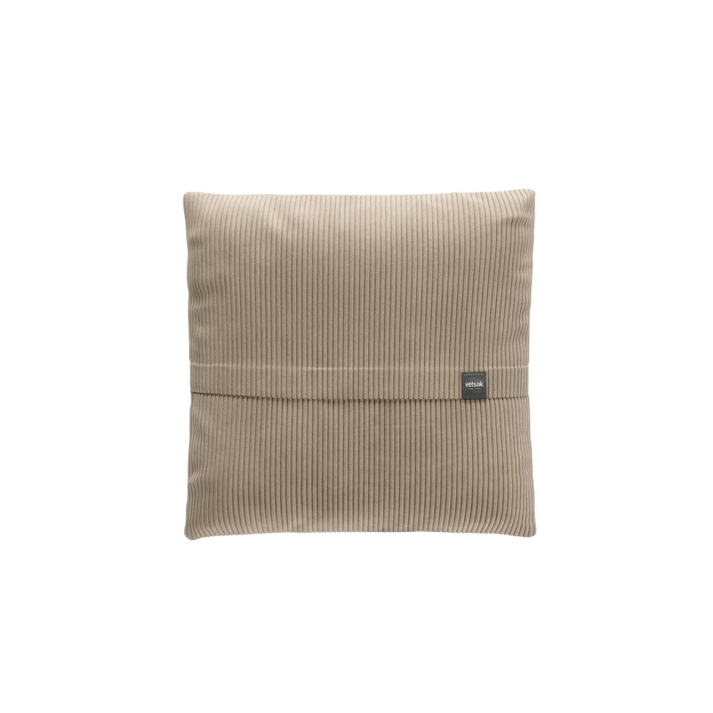 Vetsak BIG PILLOW Cord Velours in Sand – XL Sofakissen für gemütliche Einrichtung in Naturtönen