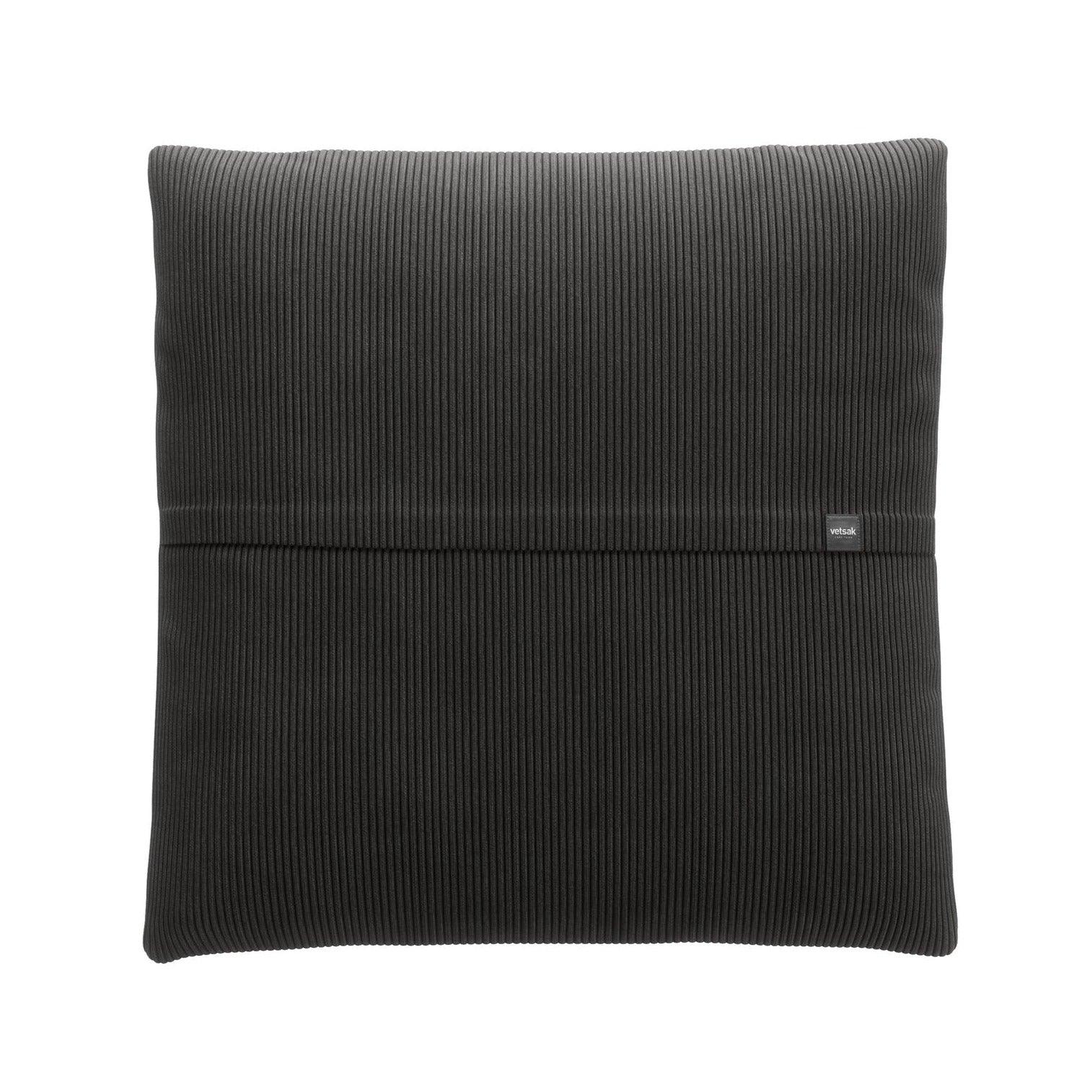 JUMBO PILLOW Kissen von Vetsak aus Cord Velours in Dark Grey – XL-Kissen für gemütliche Lounge- und Sofakombinationen
