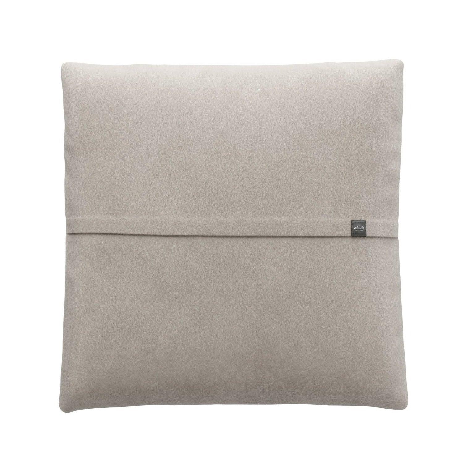 Vetsak JUMBO PILLOW in Leder Light Grey – elegantes Designkissen aus Echtleder für luxuriöse Sofakombinationen