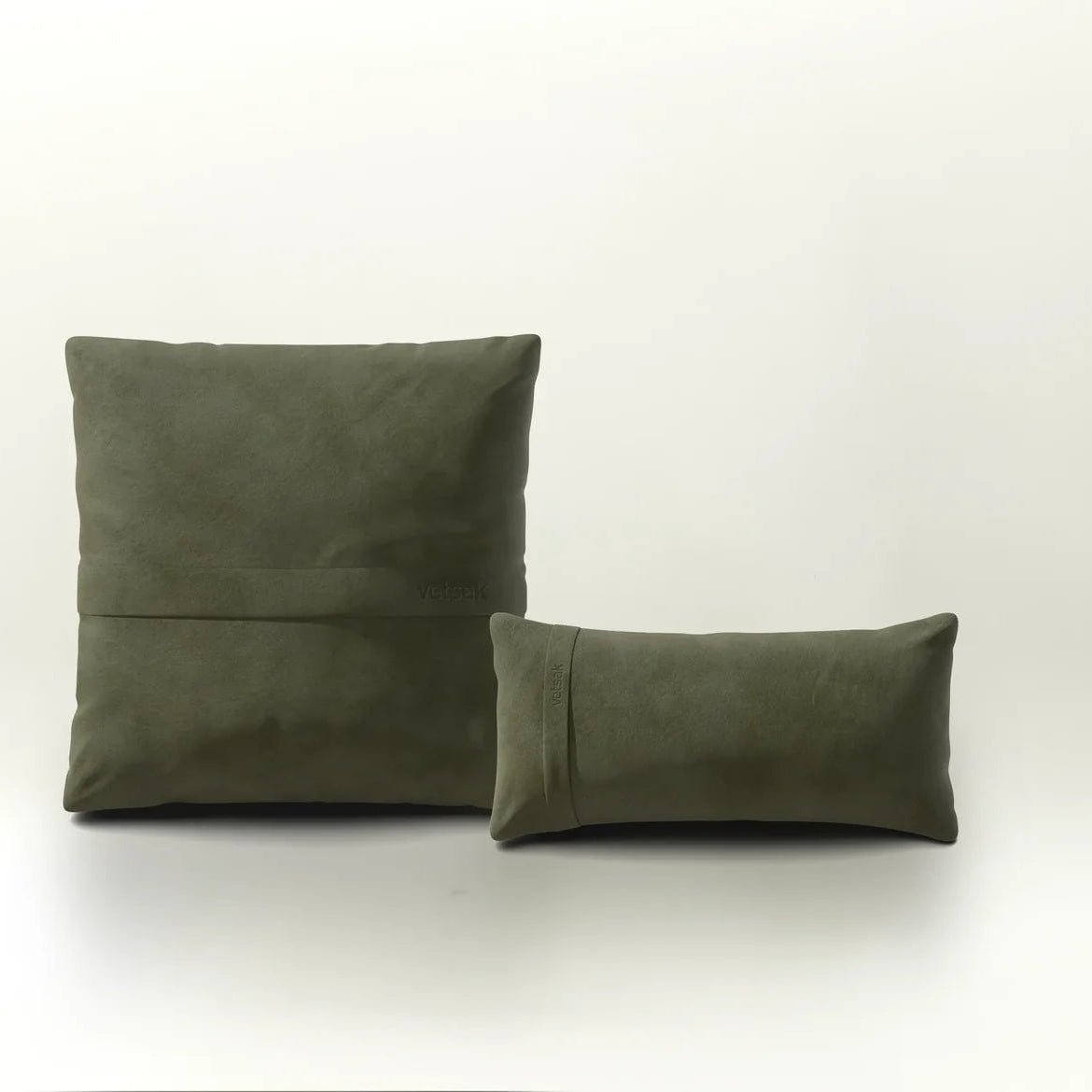 Vetsak - Kissen SET 1 - vetsak-pillow-set01-Leather-Olive | Homestorys