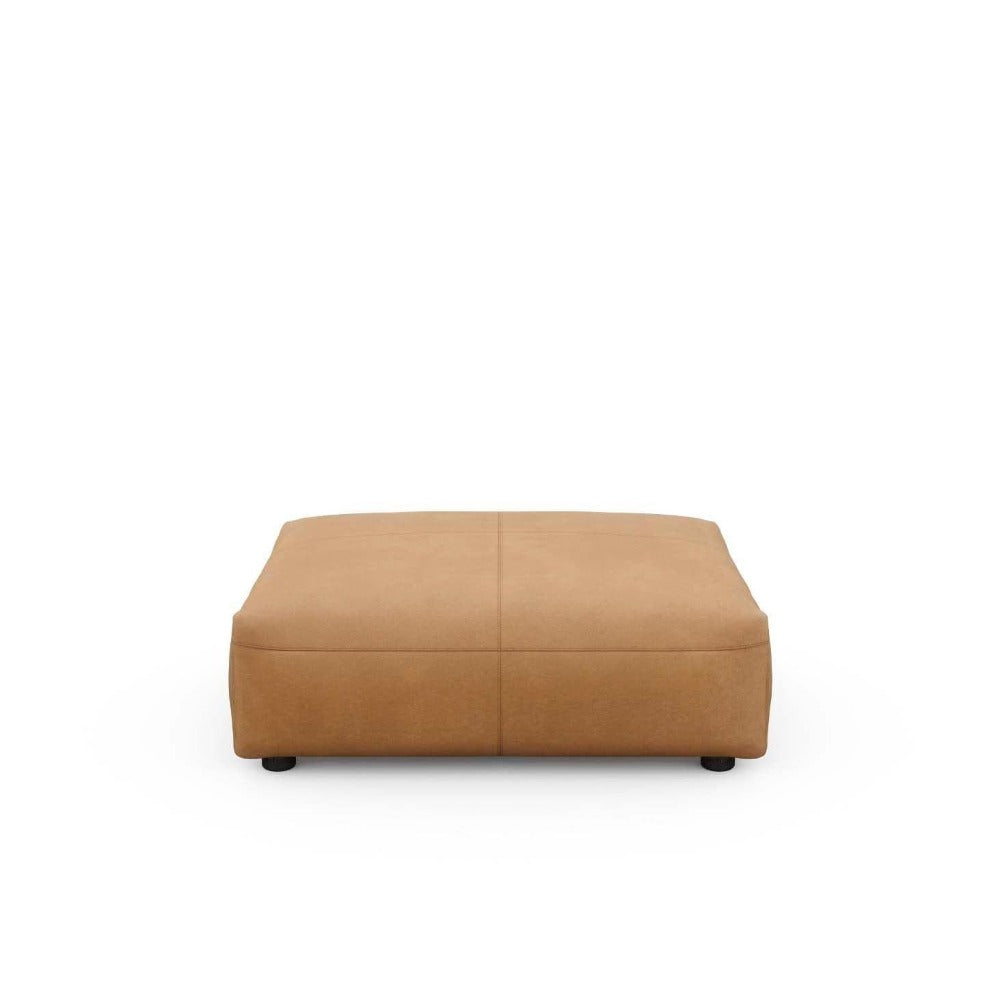 Modulares Sofaelement 105x84 cm in Braun – Vetsak Sitzelement aus Echtleder für stilvolle Interieurs
