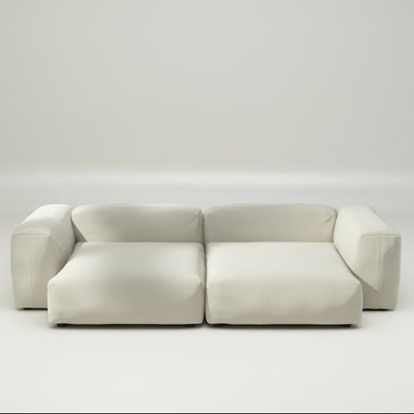 Vetsak - Modulares Gartensofa SET 02 - vetsak-modulsofa-set02-Pique-Creme-XL | Homestorys