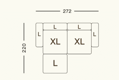 Vetsak - Modulares Sofa SET 03 - | Homestorys