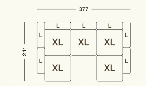 Vetsak - Modulares Sofa SET 06 - | Homestorys