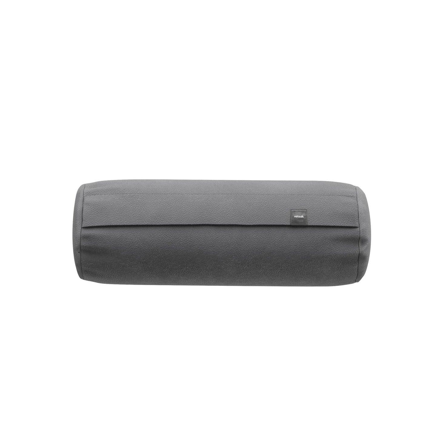 Vetsak Kissen NOODLE aus Leder in Dark Grey – hochwertiges Designkissen für stilvolle Sofas und Lounges