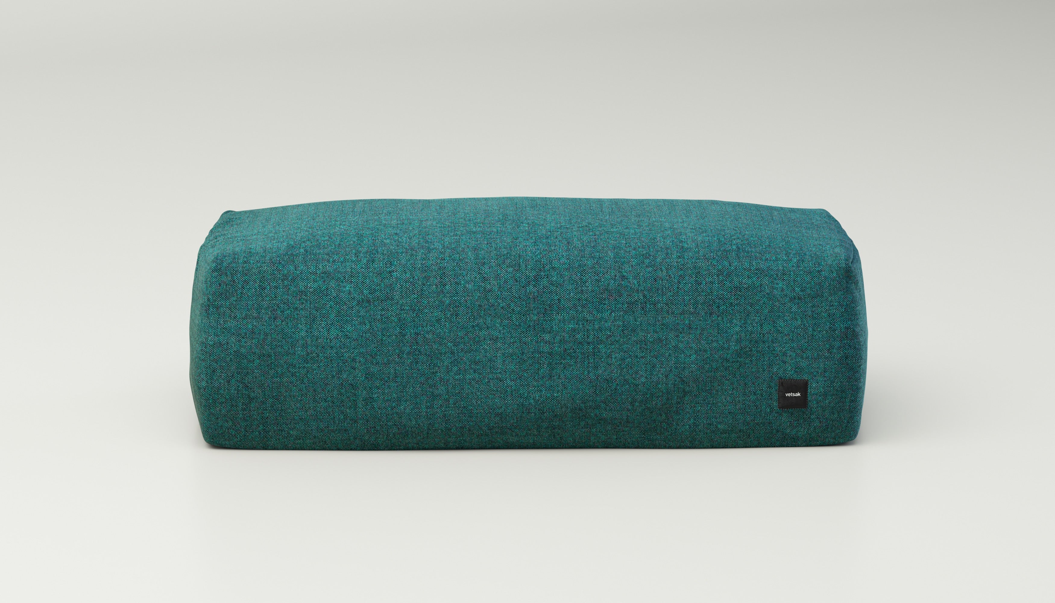 Lounge Pillow aus Piqué Cedar – modernes Outdoor-Kissen in ausdrucksstarkem Türkiston