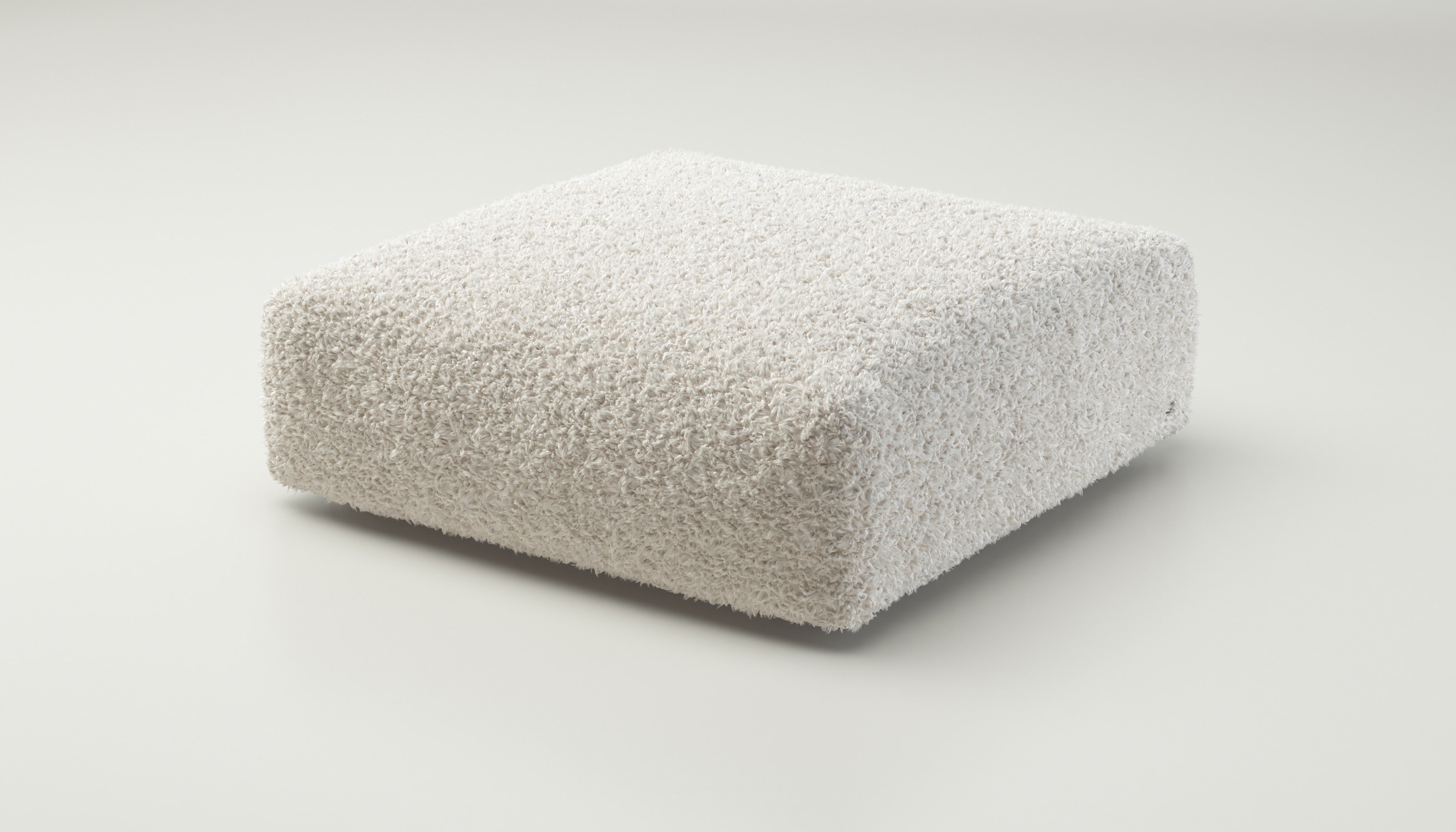 Vetsak XL Sofamodul 105x105 cm in Doodle Creme – modernes Sitzmodul in Bouclé-Stoff