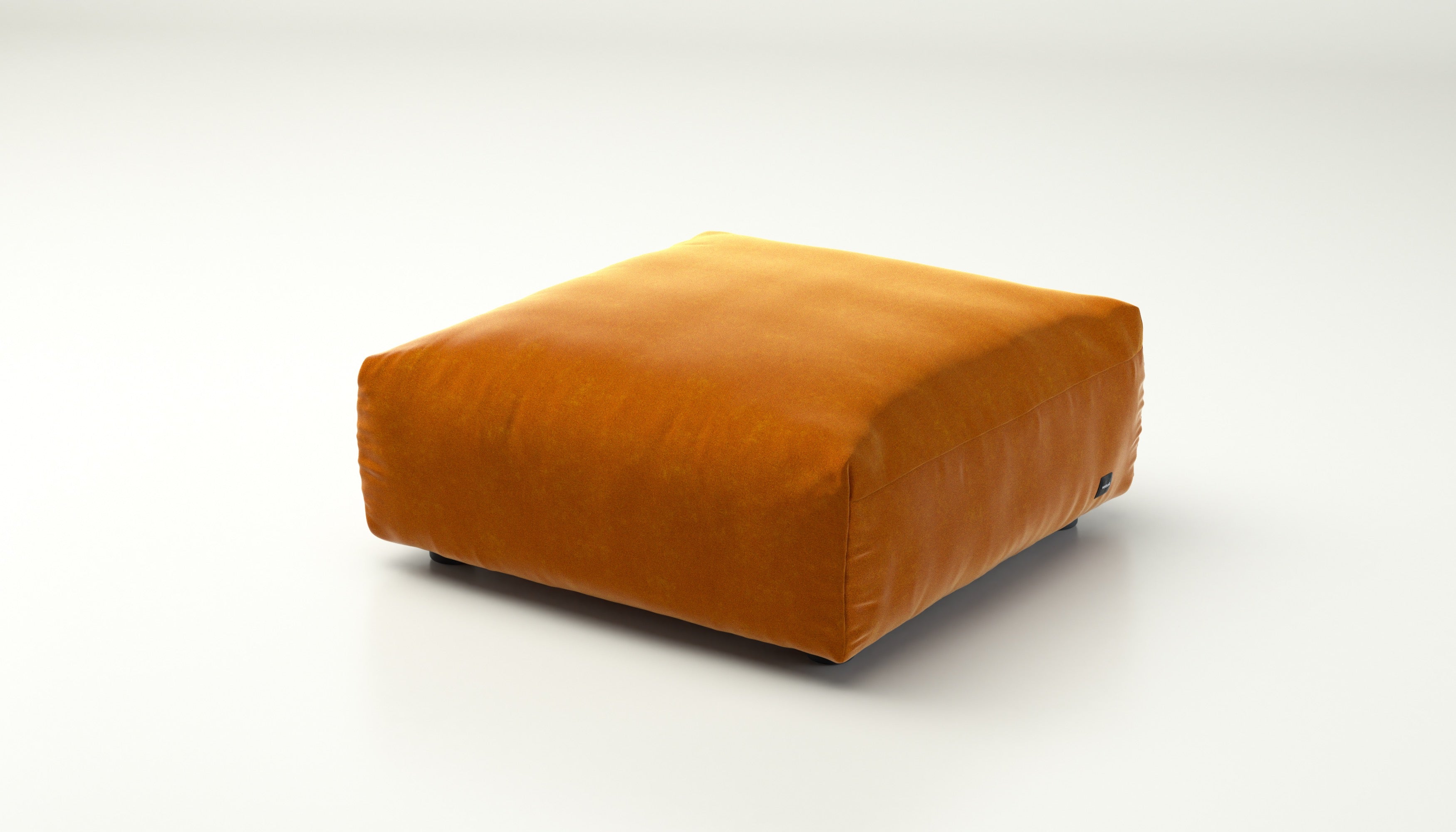 Vetsak Sofa Seat Medium 84x84 cm Suave Orange Blaze – auffälliger Samt in Orange