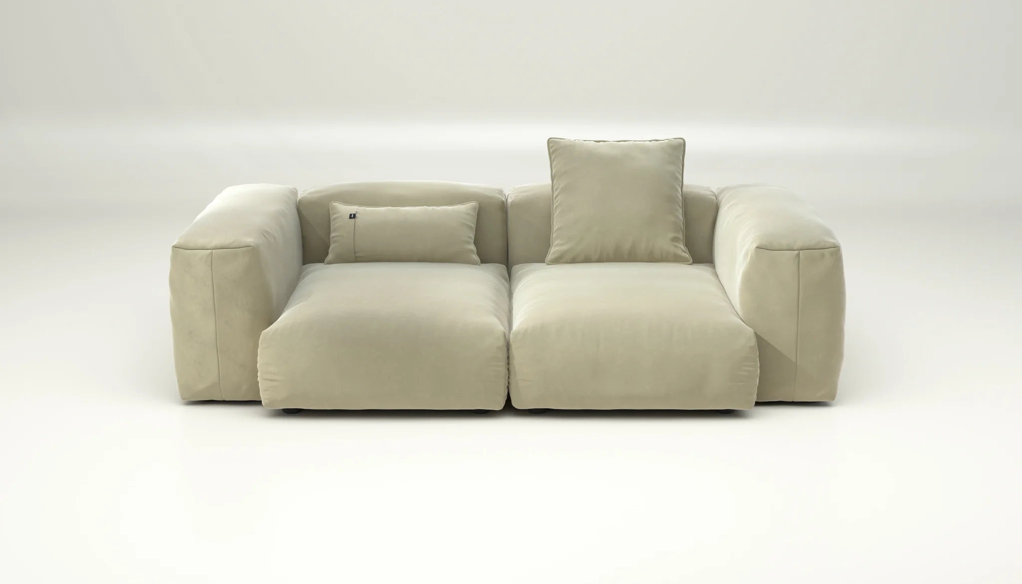 Suave Clay Sofa mit Kissen – Vetsak SET 02 M für gemütliche Designer-Lounges
