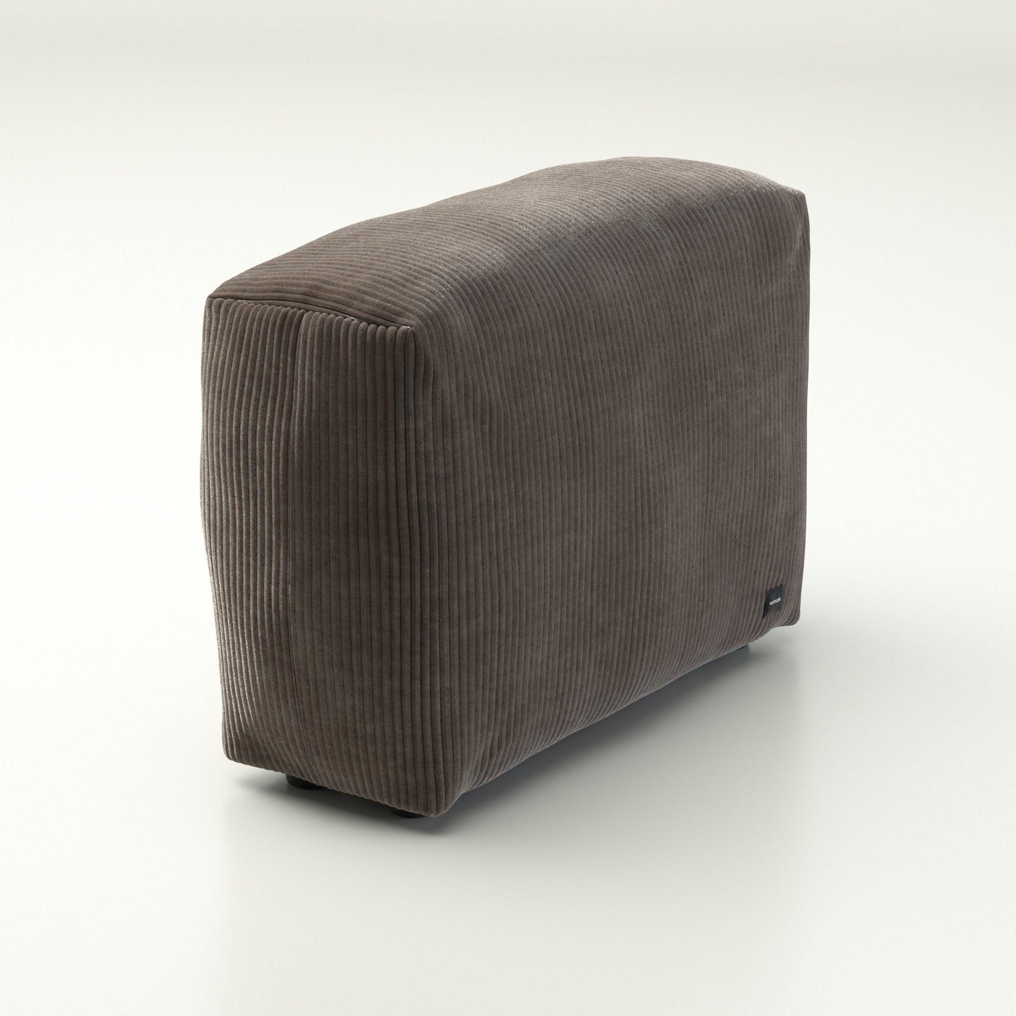 Sofa Seitenteil Vetsak Cord Mocha Medium 84x31 cm – kuscheliger Abschluss in Mokka