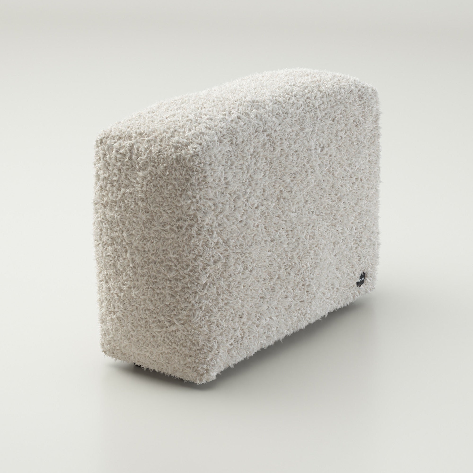 Sofa Seitenteil Medium 84x31 cm Doodle Creme – helles, weiches Sofamodul mit sanfter Struktur