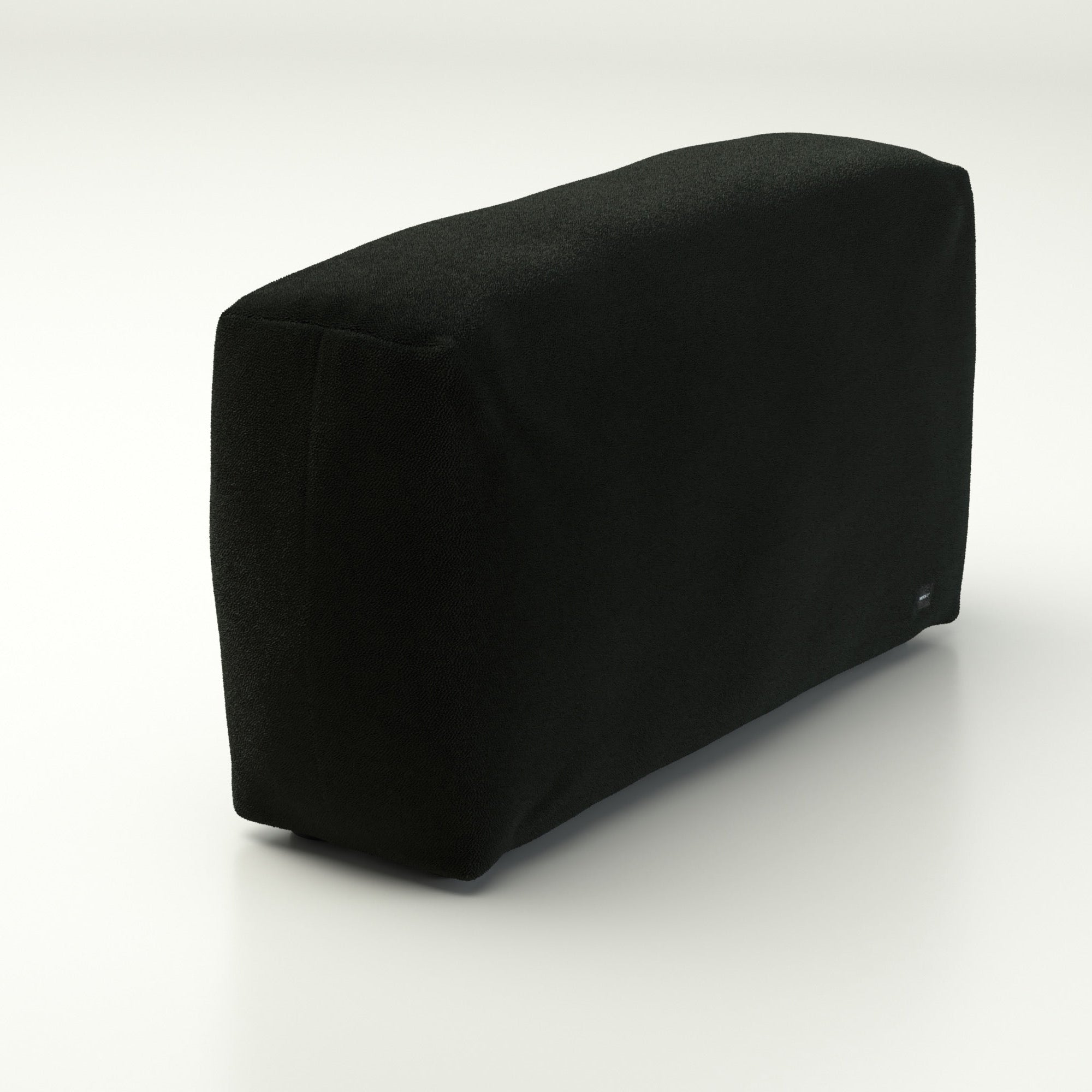 Sofa Seitenteil Large 105x31 cm Loop Loop Mousse – helles Lounge-Modul mit Stoffstruktur