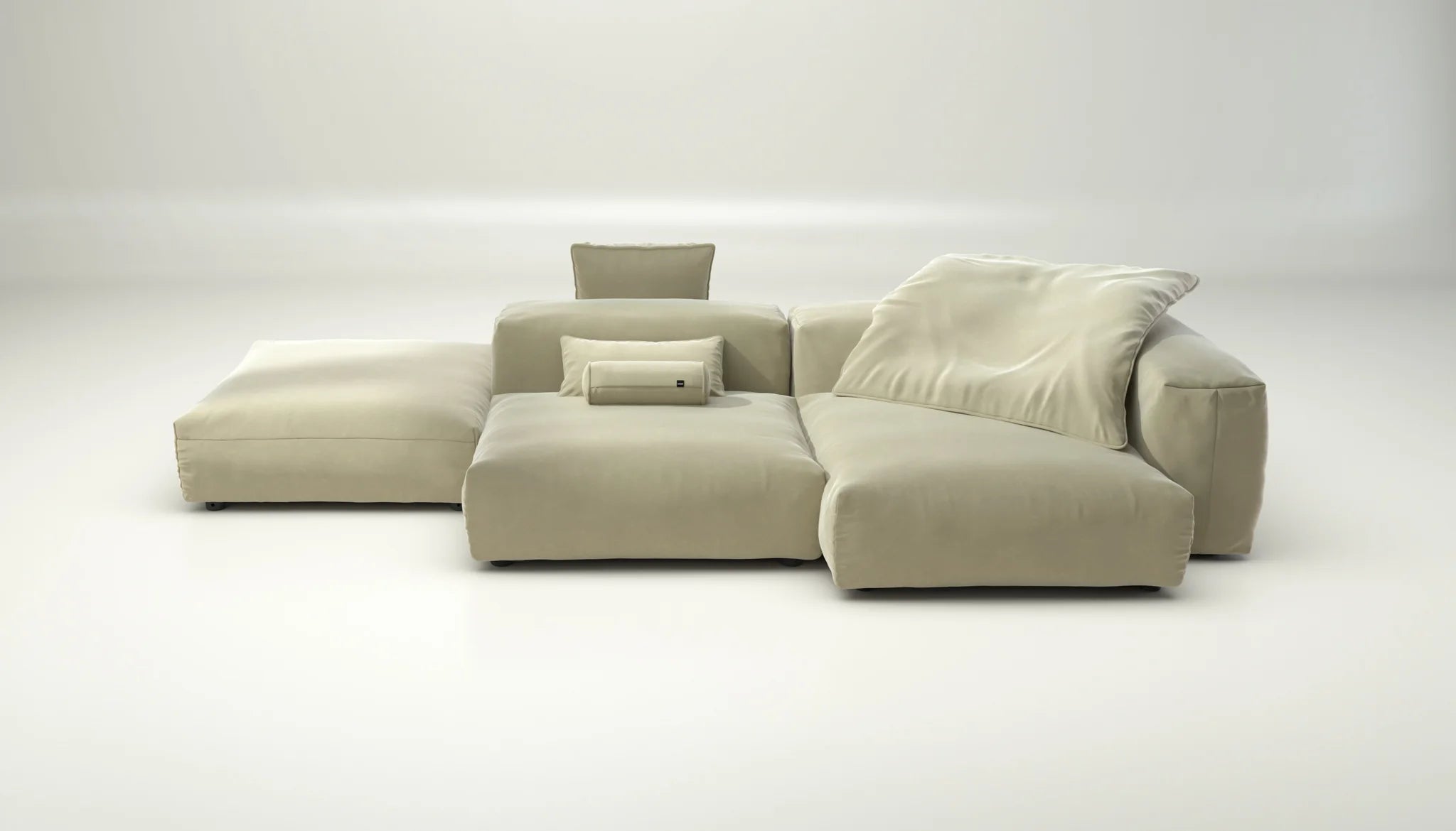 Vetsak Suave Clay Sofa Set 09 mit Kissen – weicher Komfort in Erdtönen