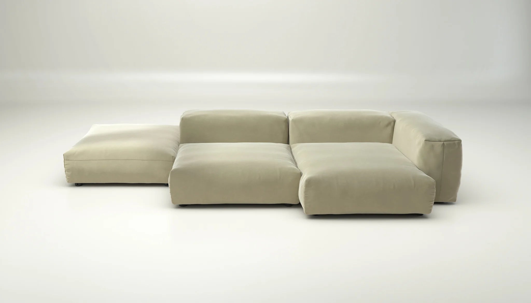 Sofa Set 09 Suave Clay von Vetsak – elegantes Modularsofa ohne Kissen