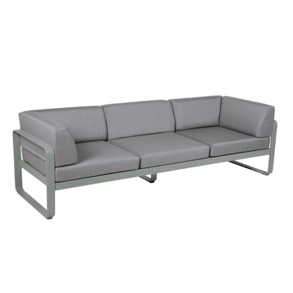 Gartensofa BELLEVIE - 3-Sitzer mit Seitenkissen - Original Homestories