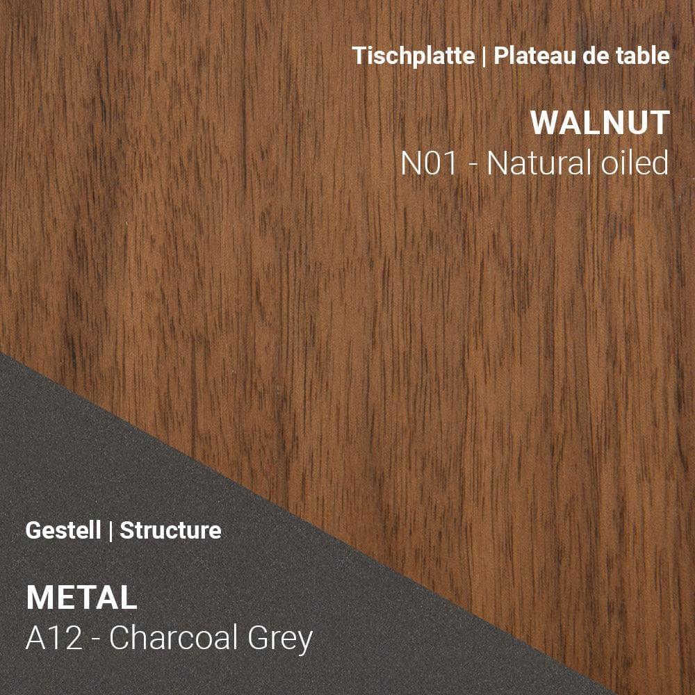 Esstisch FLOAT T0100 - Nussbaum | Mobitec | Homestorys