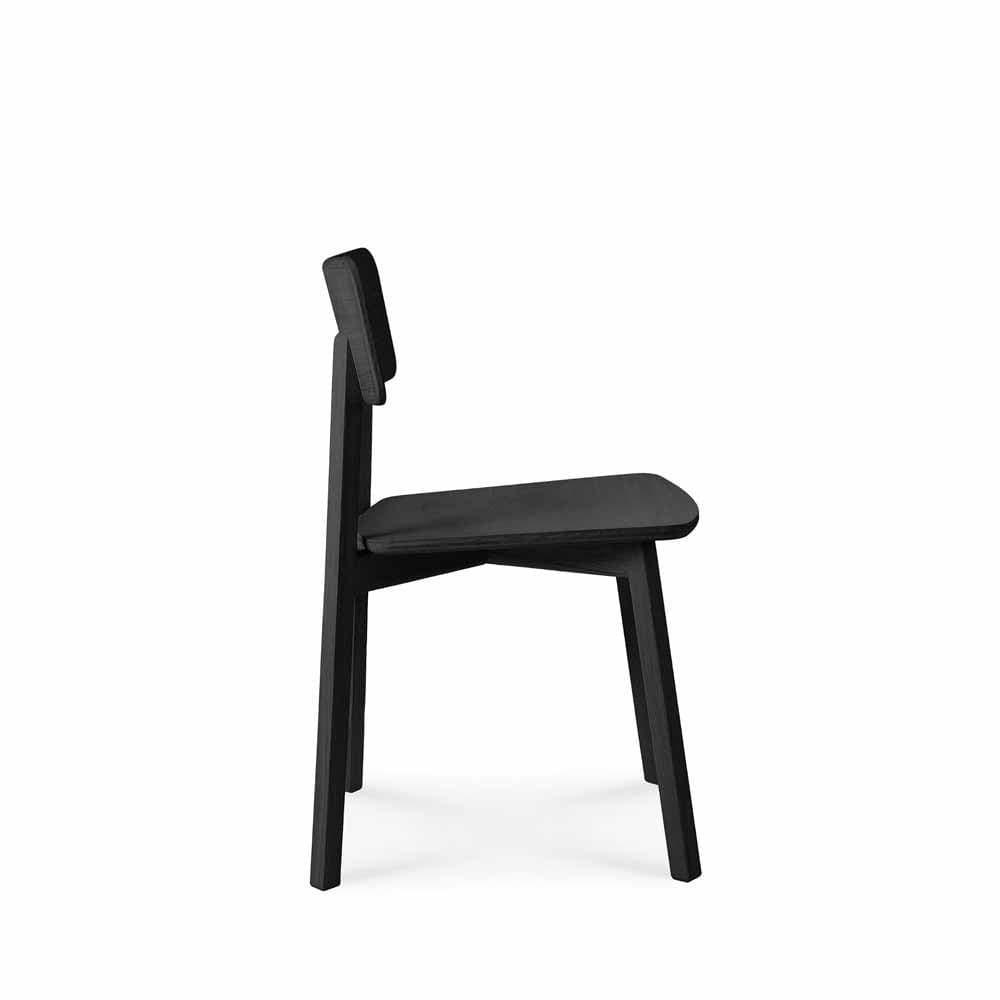 Stuhl CASALE  Eiche schwarz | Ethnicraft | Homestorys