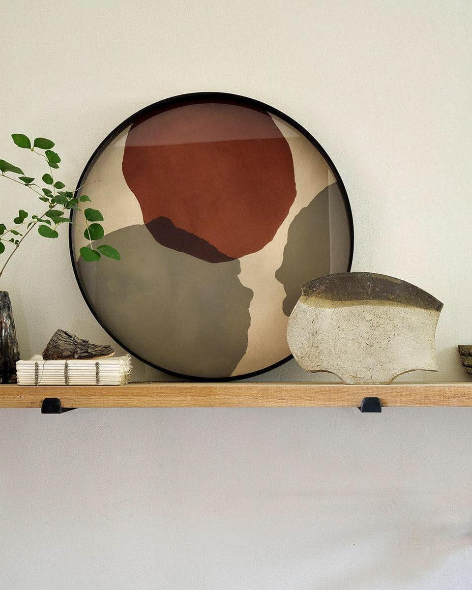 Tablett TRANSLUCENT SILHOUETTES Overlapping Dots - Ø61 | Ethnicraft | Homestorys