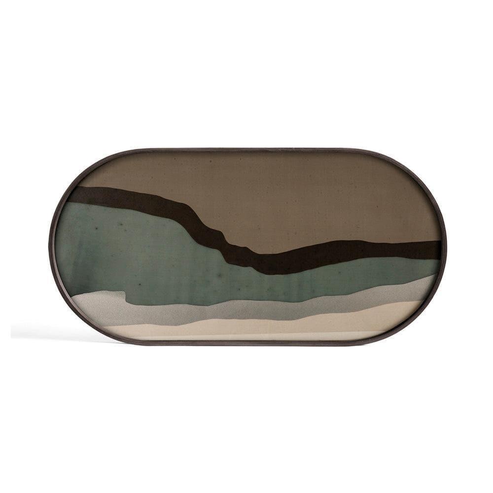 Glastablett WABI SABI Graphite Oblong - 71x36 | Ethnicraft | Homestorys