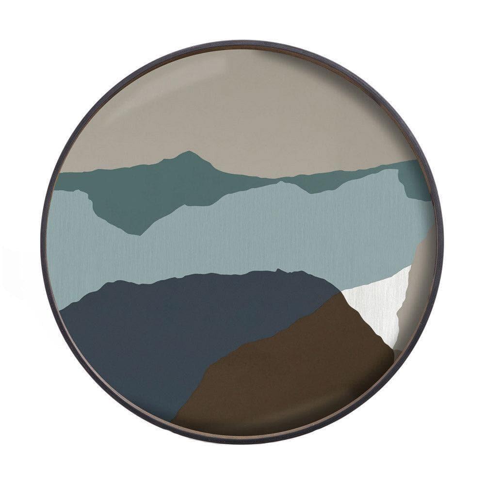 Tablett WABI SABI Graphite Rund - Ø92 | Ethnicraft | Homestorys
