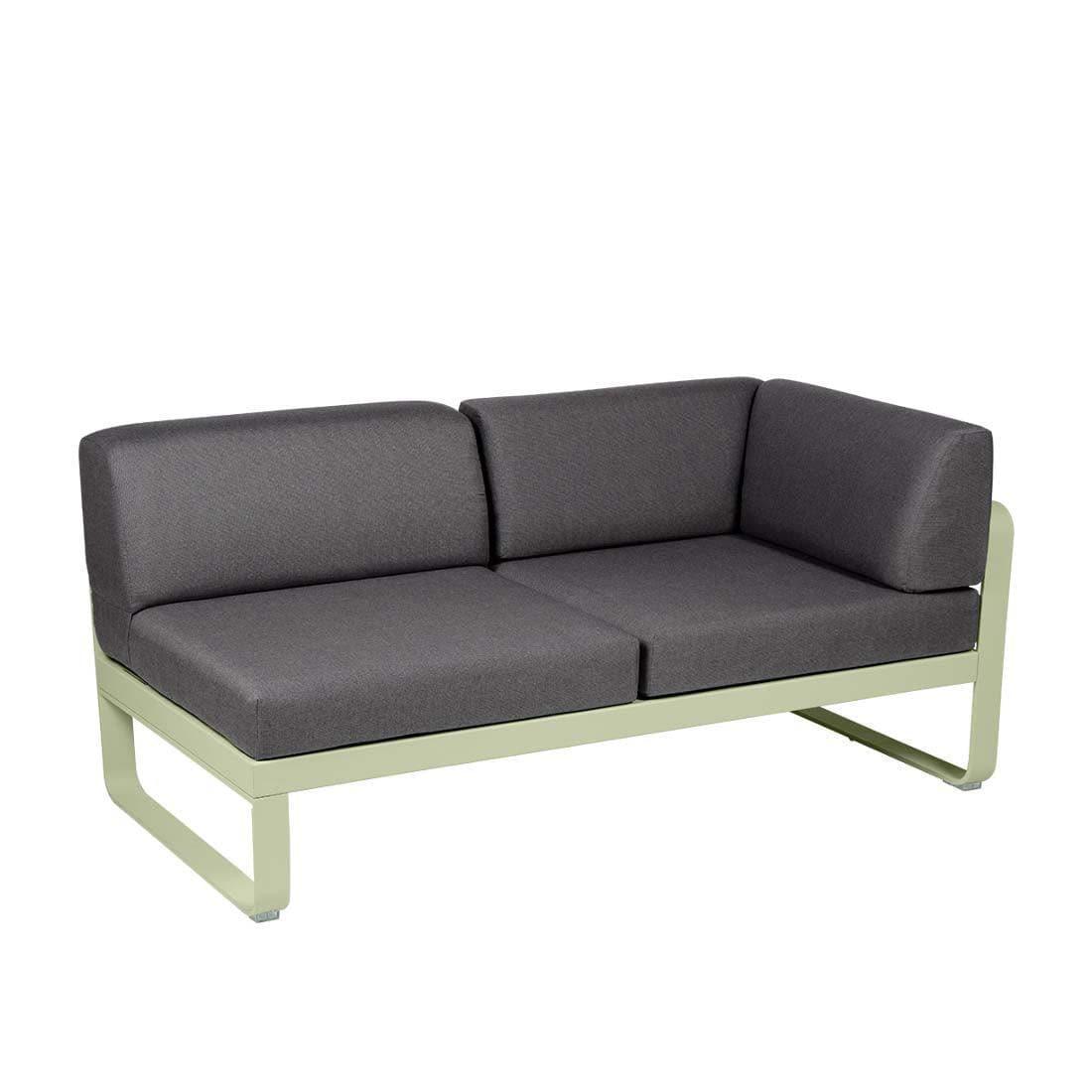 2-Sitzer Eckelement BELLEVIE mit Seitenkissen - Rechts | Fermob | Homestorys