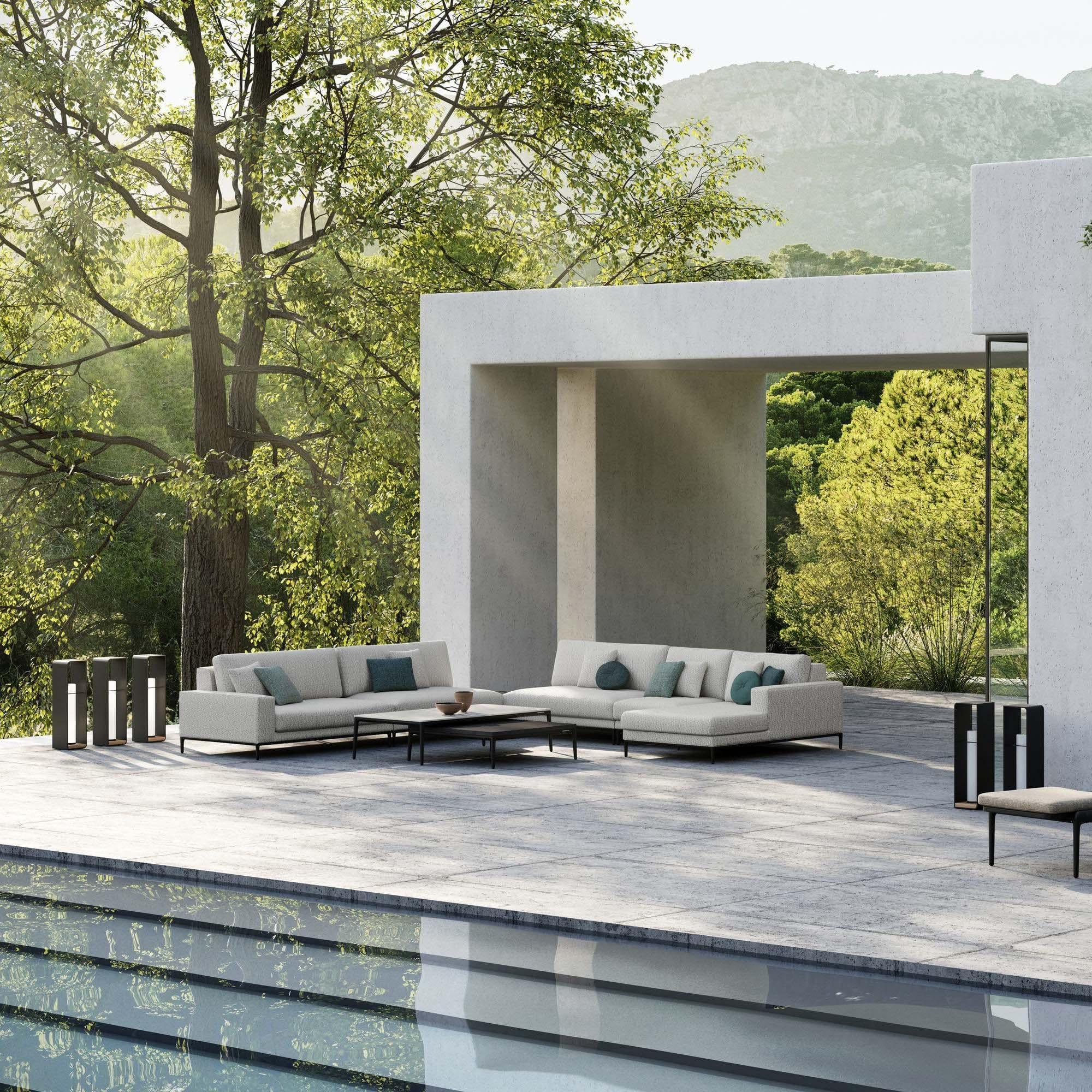 Couchtisch Zendo Sense 96x96x25cm - Flint | Manutti | Homestorys