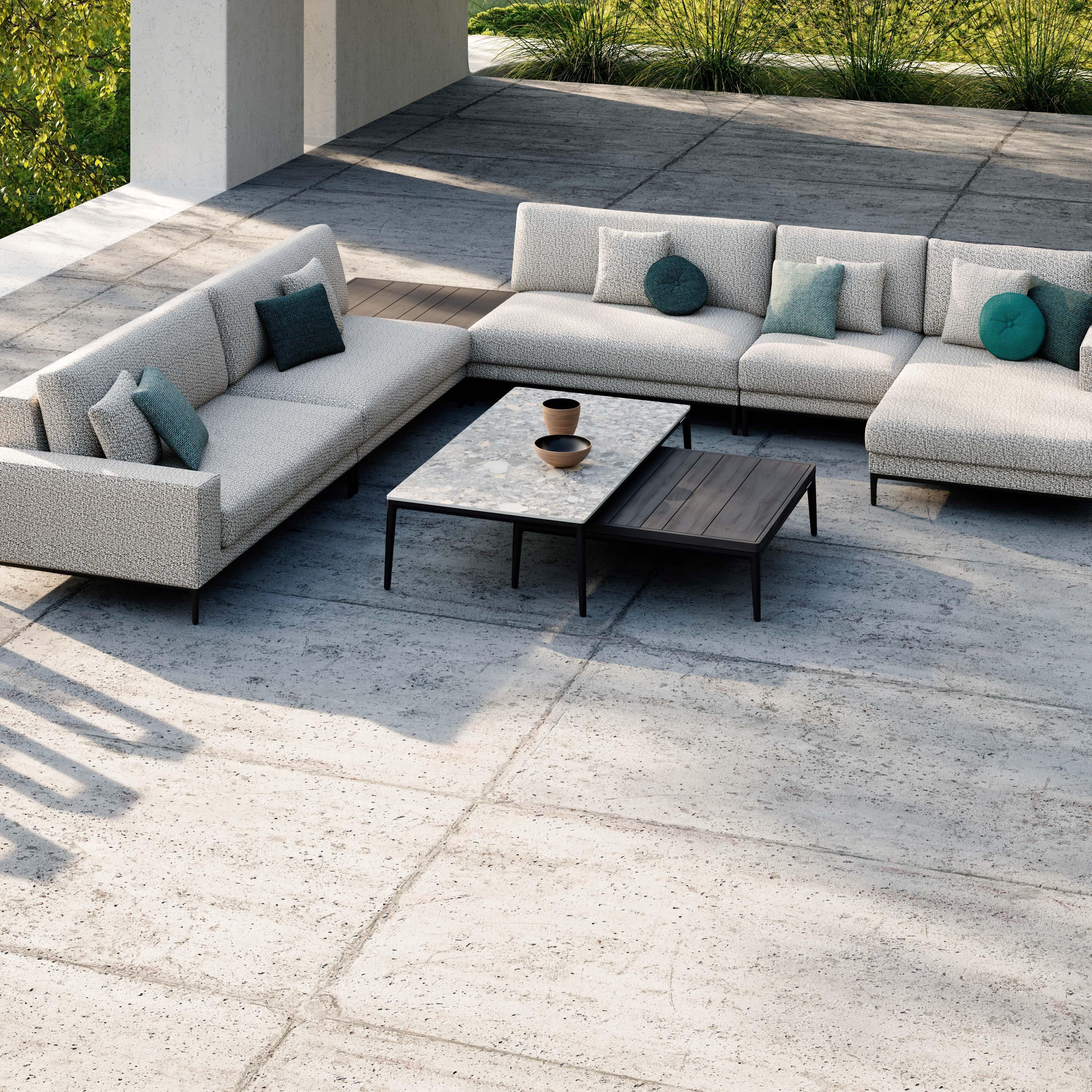 Couchtisch Zendo Sense 96x96x35cm - Lava | Manutti | Homestorys