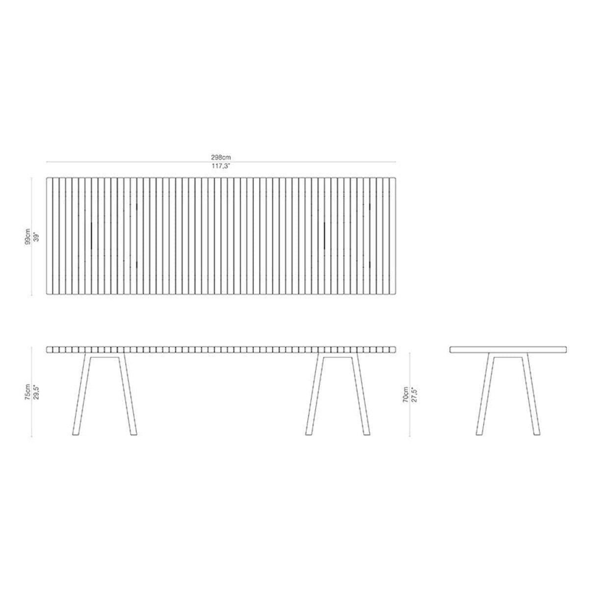 Tribù VIS A VIS Gartentisch - Original Homestories