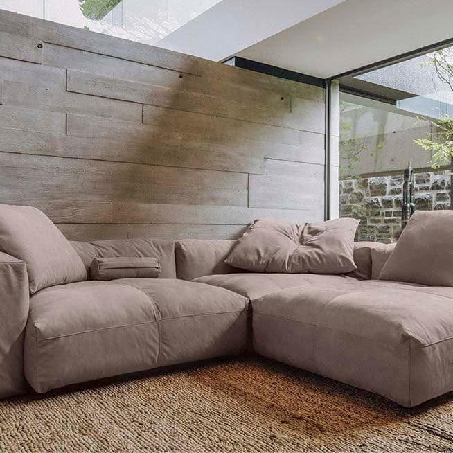 Modulares Sofa S Leder - 3-Sitzer | Vetsak | Homestorys