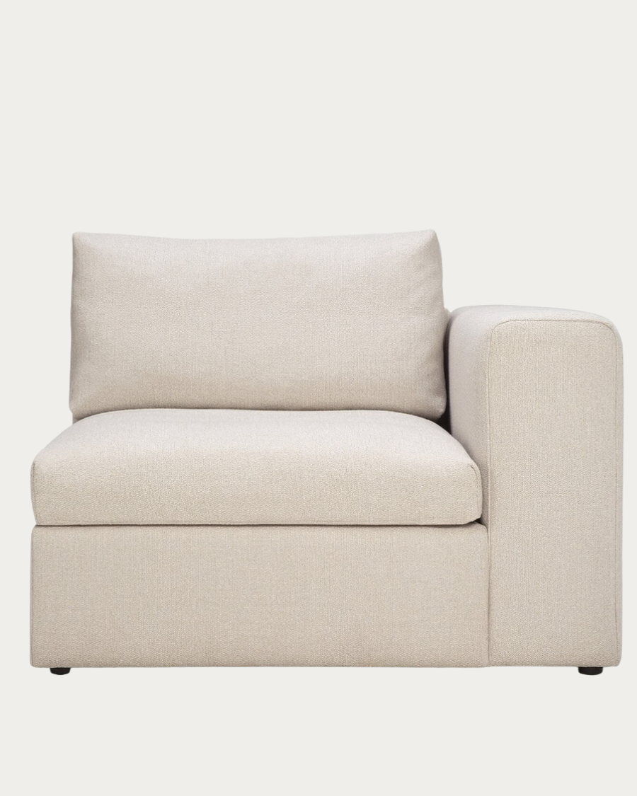 1-seater MELLOW sofa with L-arm