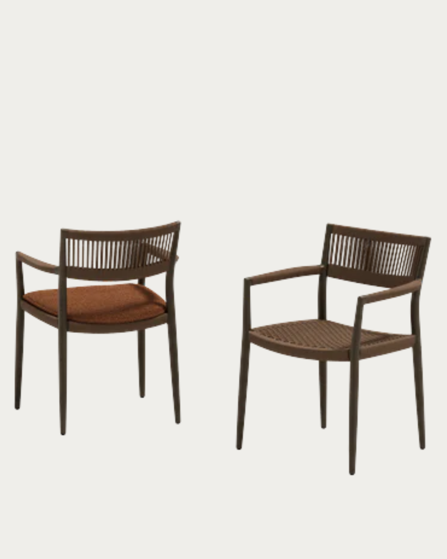 Chaise de jardin avec accoudoirs NAGOMI