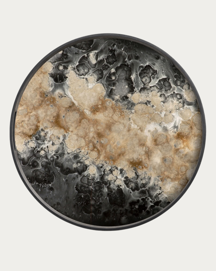 Plateau ORGANIC noir - Ø48