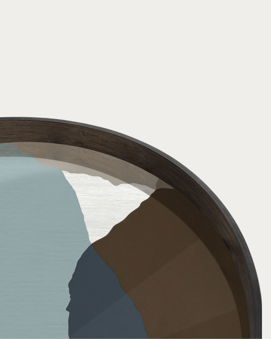 Tray WABI SABI Graphite Round - Ø92