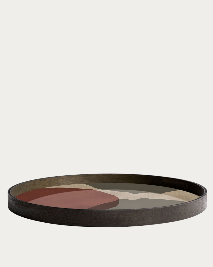 Tray TRANSLUCENT SILHOUETTES Overlapping Dots - Ø61